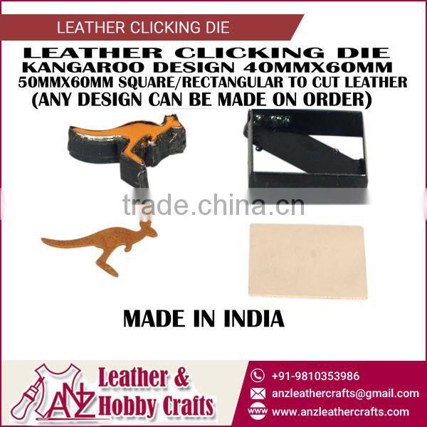40mmX60mm Kangaroo Design Leather Clicking Die at Affordable Rates