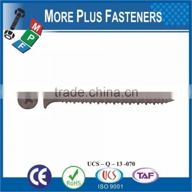 Made in Taiwan Carbon Steel Phillips Bugle Head Gray Phosphate Sharp Point Drywall Screw