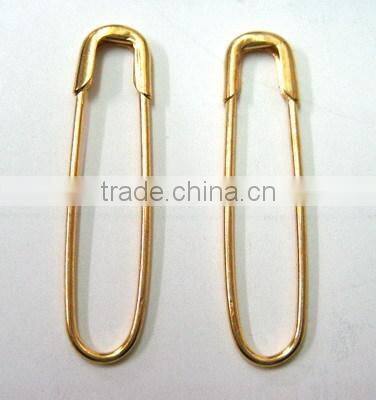 brass safety pin