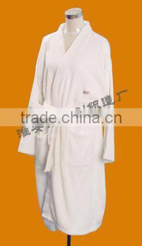 100%cotton terry bathrobe,waffle bathrobe,velour bathrobe