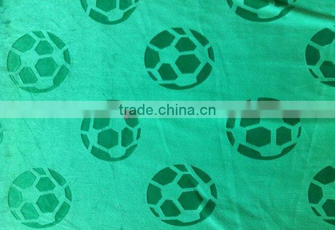 Super soft brushed horse design fabric for garment