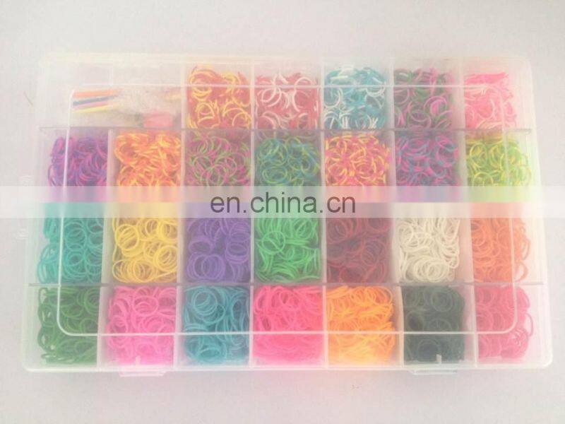 Plastic Organizer Case Rubber Bands Kit