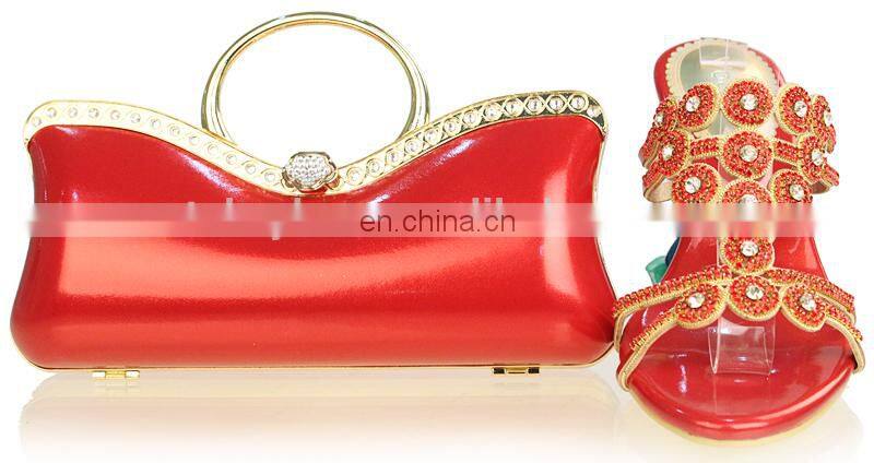 High quality red sexy women low heel sandals