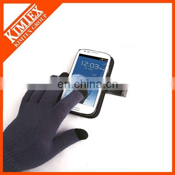 Wholesale winter knitted custom fingerless gloves