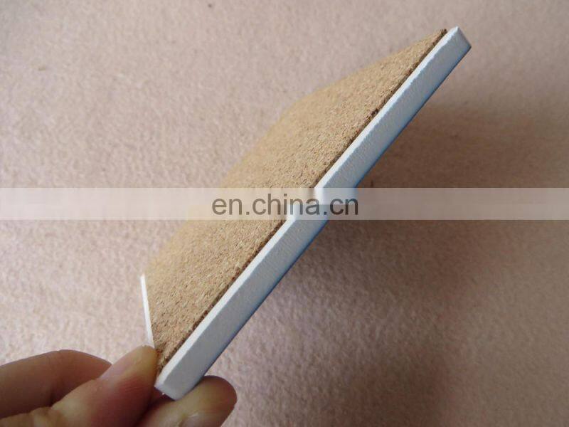 Square customized heat transfer absorbent ceramic beer coasters with logo