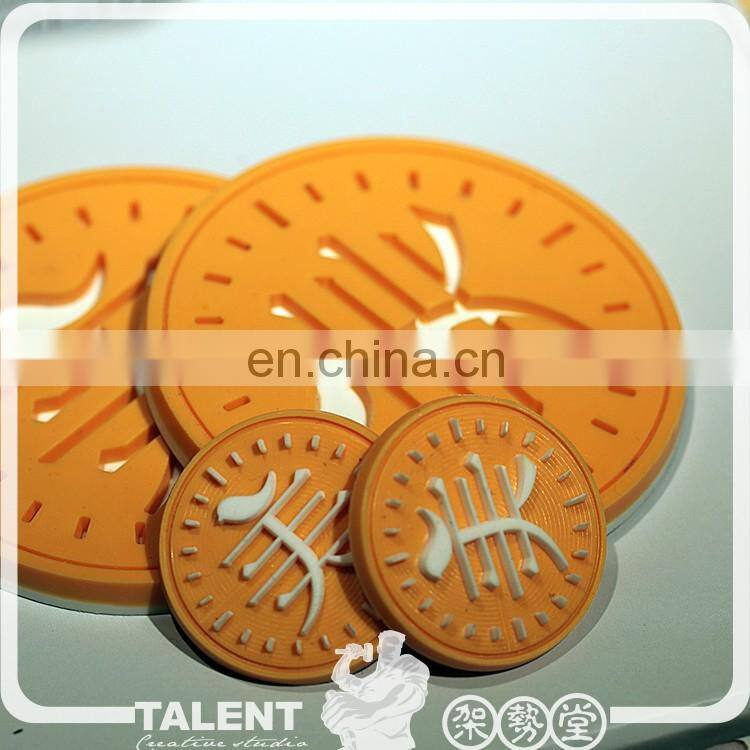 custom rubber 3d model logo silicon label badge