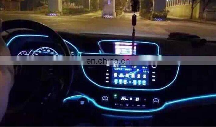 Car EL Wire with belt sound active flashing Kit Set