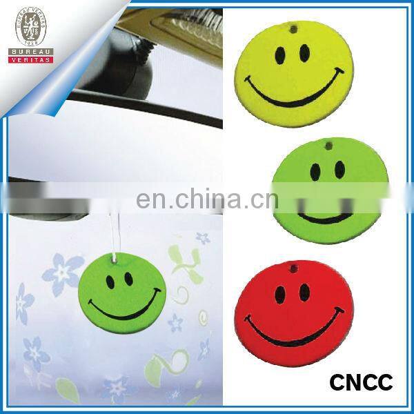 Car air freshener paper material auto air freshenr for decoration