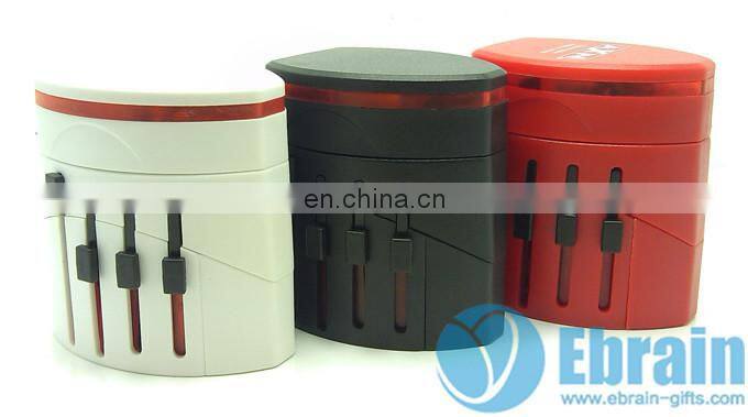 World Travel Buddy 2-Pole Promotional Adapter and USB Charger