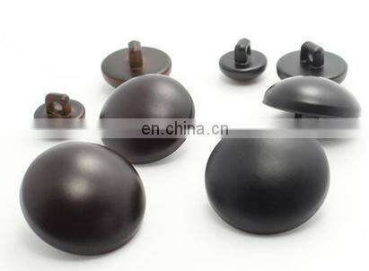 plastic button / black half round pearl buttons