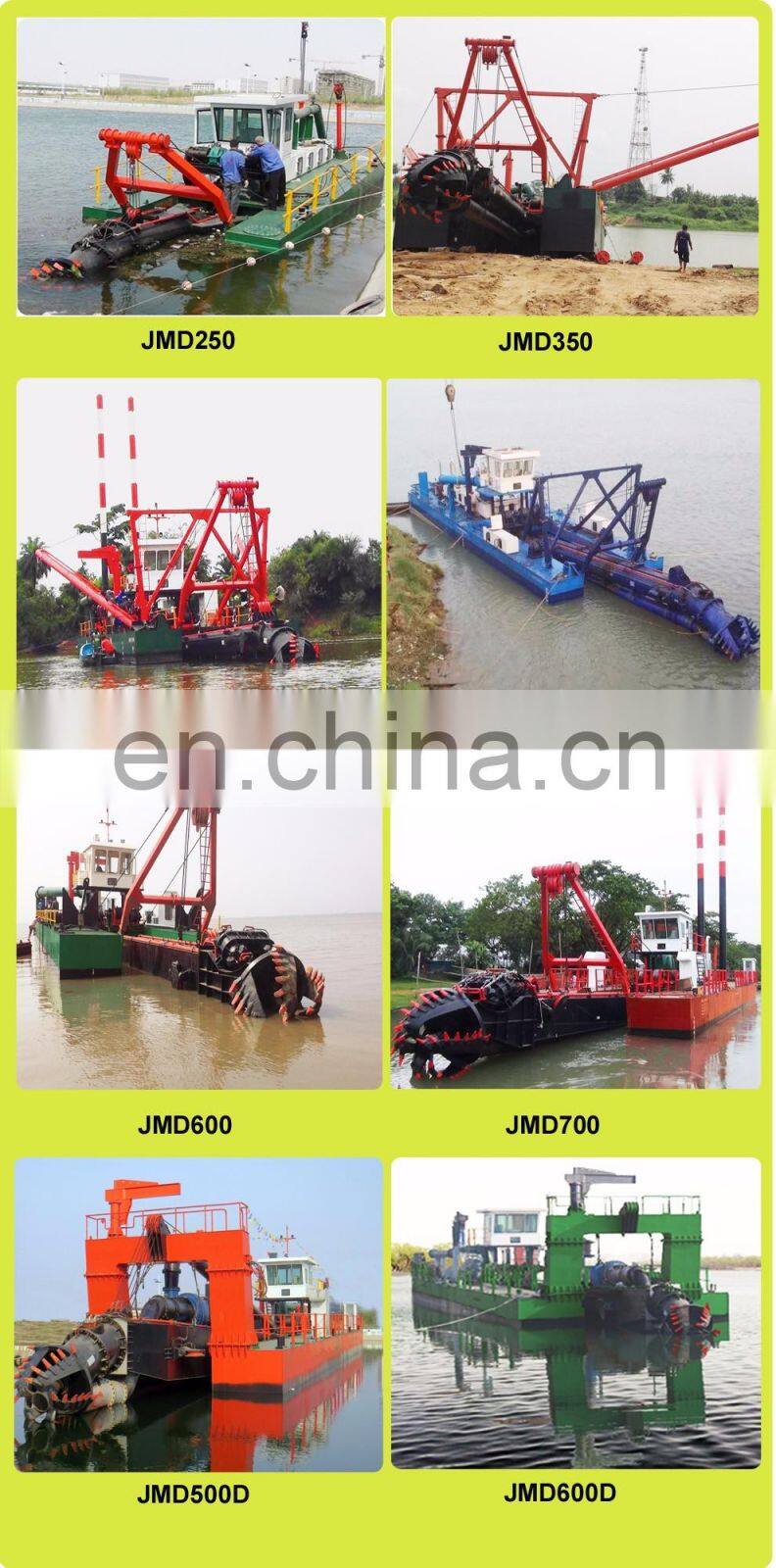 Non-self Propelled Portable River Suction Dredger sale at Cheap Price