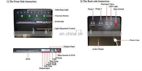 outdoor dancing alcohol fountain