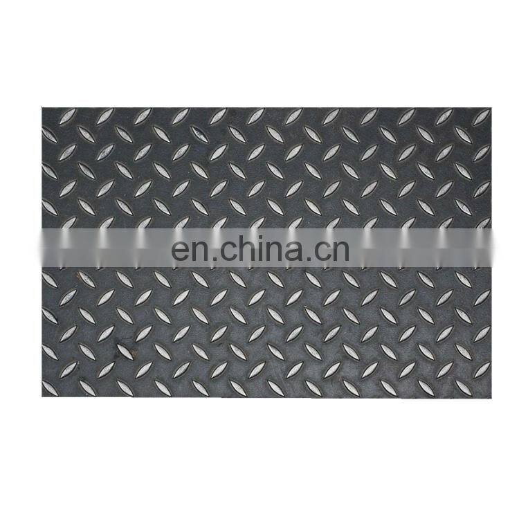 Q235 SS400 chequered plate 5mm 6mm steel checkered plate