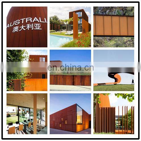 Corten Steel Plate hot rolled Weathering Steel Flange plate
