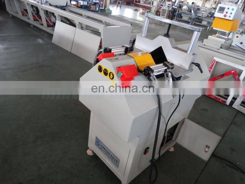 Upvc v cutting machine with model SJV-60 for upvc door window making