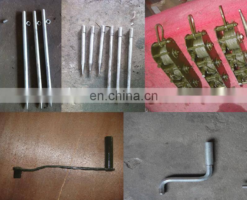 30m manual tripod telescoping antenna mast by hand 15Kg load