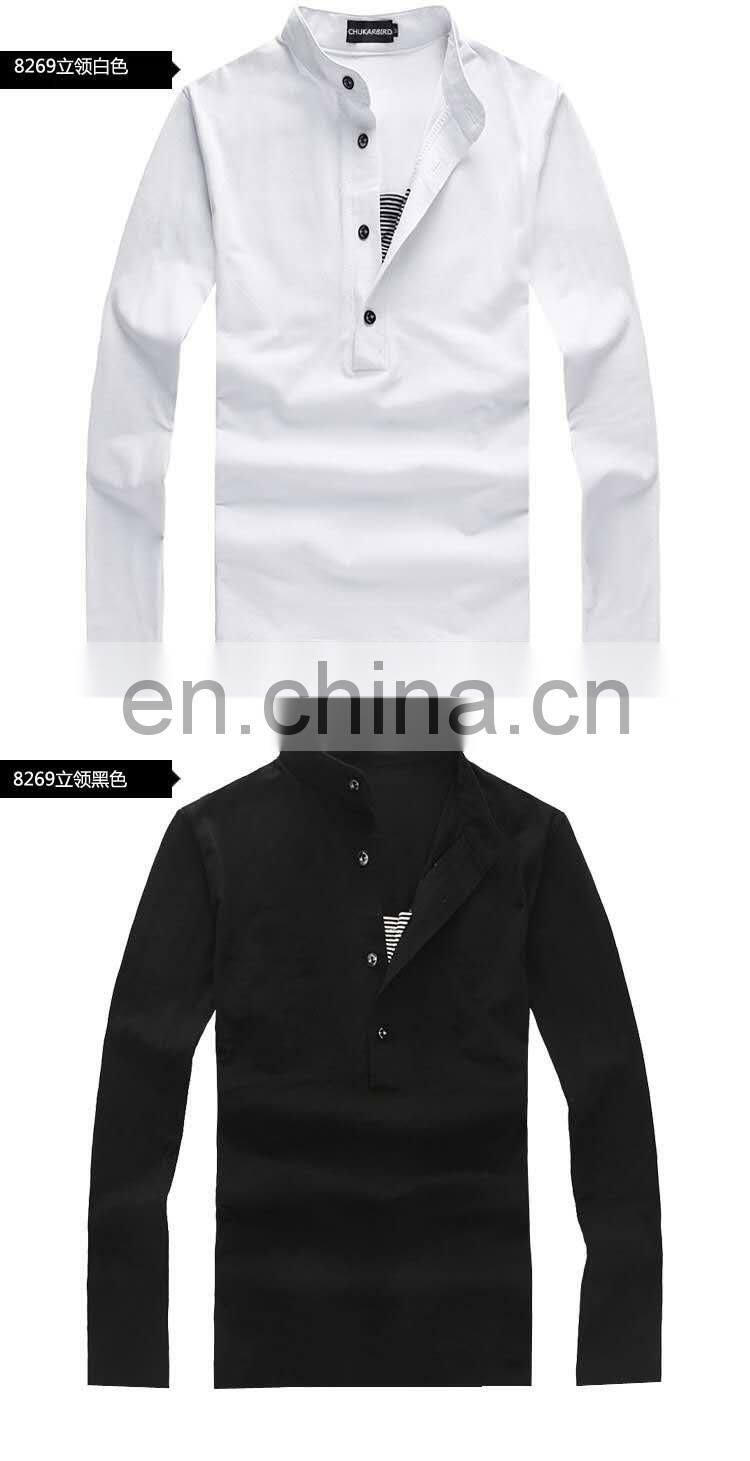 Wholesale custom Spring printing high-quality leisure new affordable fashion long sleeves hip hop t-shirt men