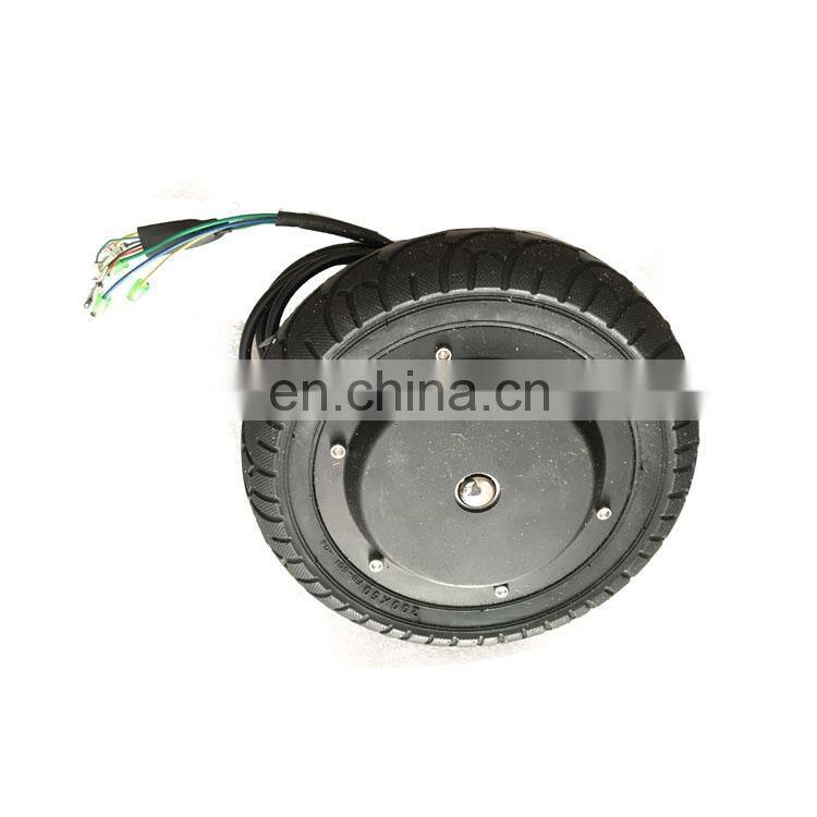 DC brushless gearless single shaft 8 inch 24V 36V 48V  hub motor wheel