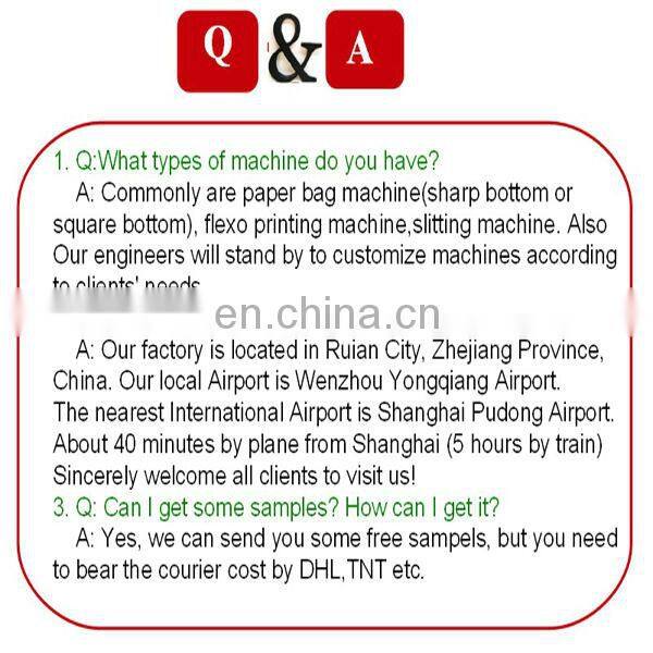 Paper Bags Machine Automatic for kfc Food 190--370mm 45---120gsm 78--190mm Mould(plate) 844120 600mm Water Based Glue