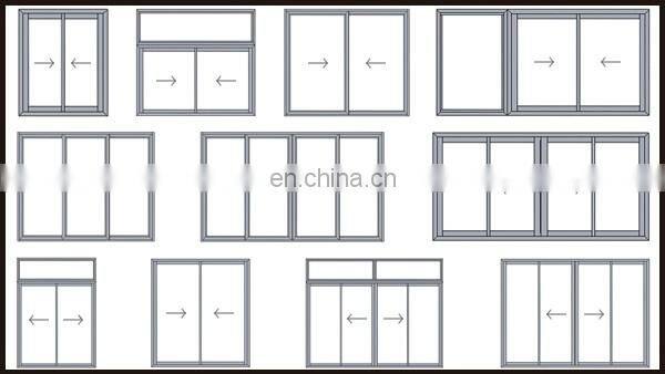Wholesale various style aluminum windows in China