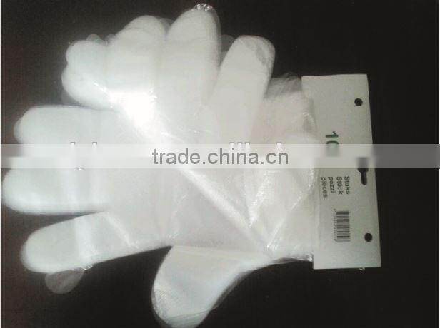 high quality PE gloves/PE gloves for food for sale