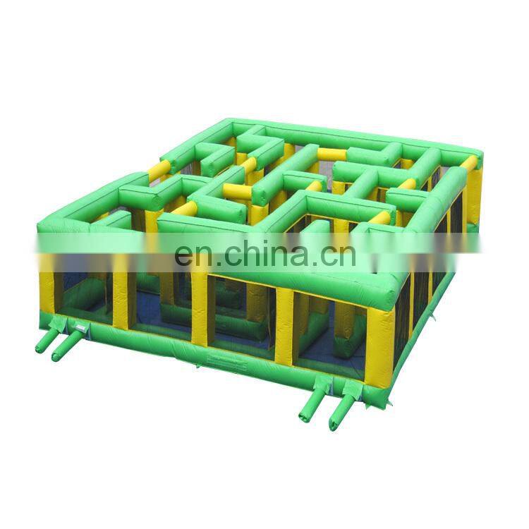 Outdoor inflatable obstacle course maze for kids game for fun