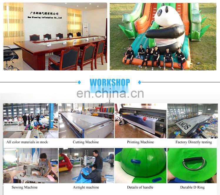 Customized supported Zoo 8x5m Art inflatable whale bouncer for sale