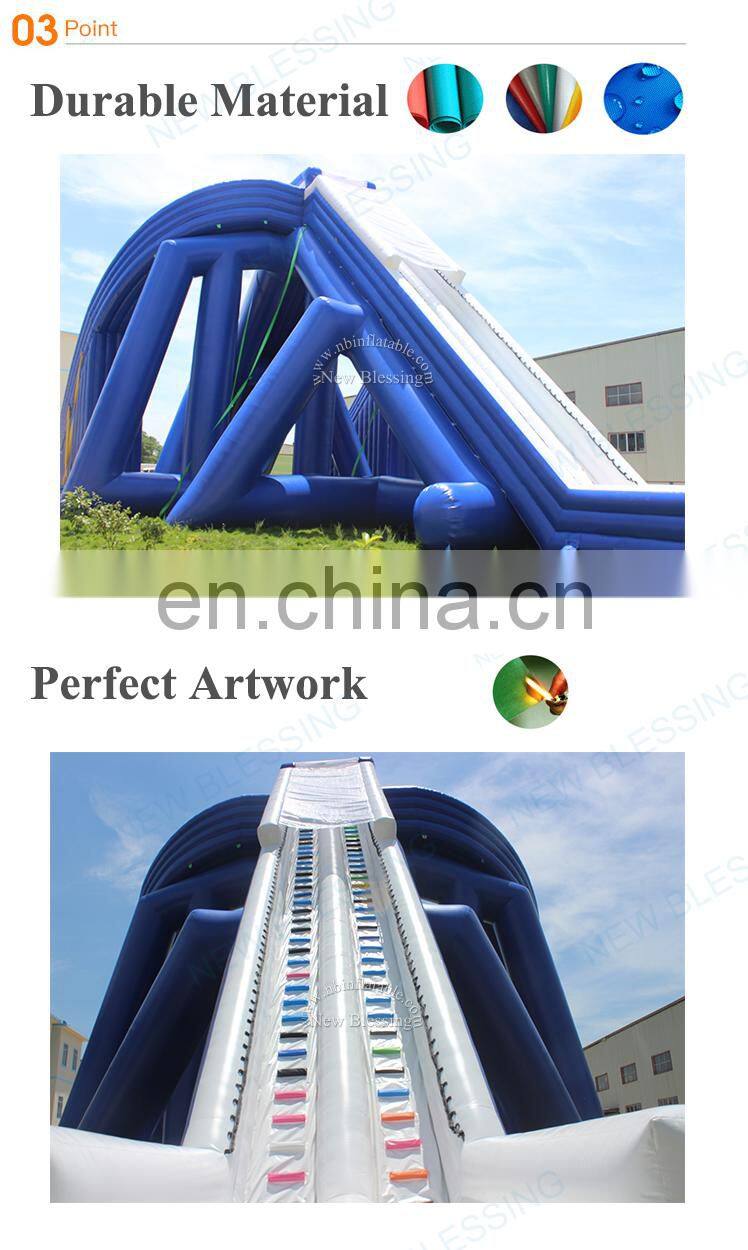 New freestyle design giant 18m'H tallest park inflatable water slide blower for adults and kids