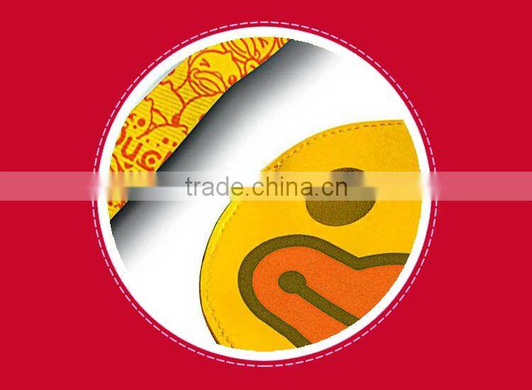 Best selling promotional gifts B.Duck cheap cute pu name badge