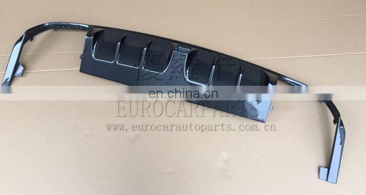 B850 diffuser with muffler tips fit for MB S-class W222 S63/S65 to B-style carbon fiber rear diffuser for S65 B diffuser