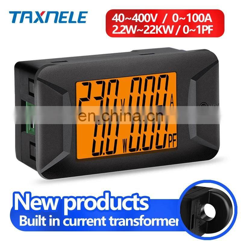 PZEM-028 AC 40-400V 100A Digital Multimeter Voltage Current Power Meter Electrical Instrument Power Factor Meter