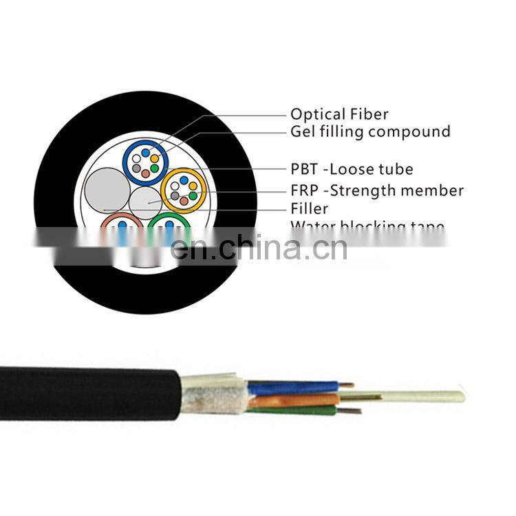 ADSS single mode loose tube optical fiber cables overhead optic cable