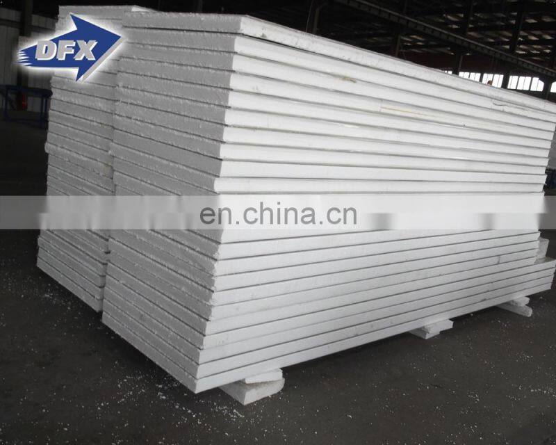 Shandong colored steel polyurethane cladding polyurethane material rock wool composite board panel