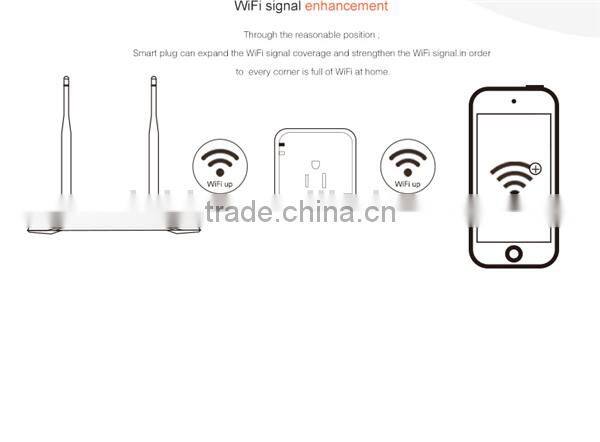 Intelligent home system Smart home WIFI Socket with smart phone Android & IOS APP for Remote control home security