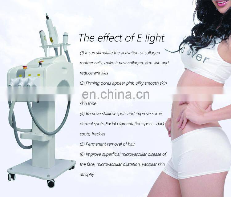 Portable 3 in 1 DPL IPL picosecond laser machine for pigment acne hair removal skin regeneration