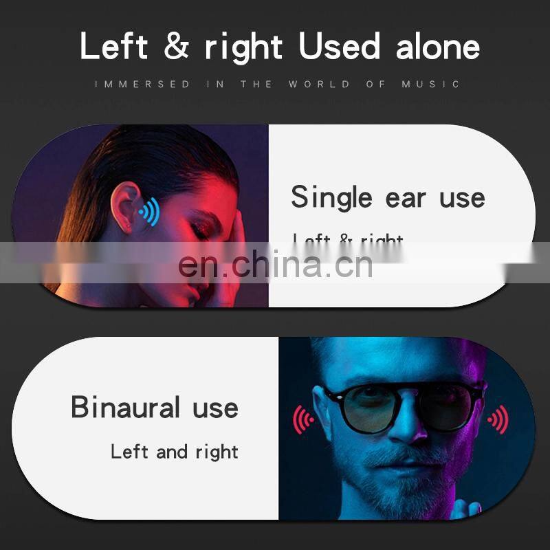 Airoha 1536u chip i500 i200 i9000 Air 2 tws earphone & headphone wireless earbuds 5.0 Touch Control With Wireless Charging