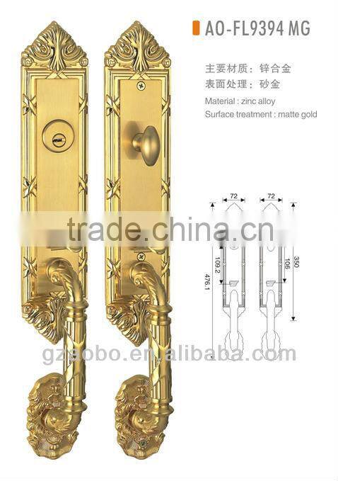 Modern Style High Security Zinc Alloy Stop Lock