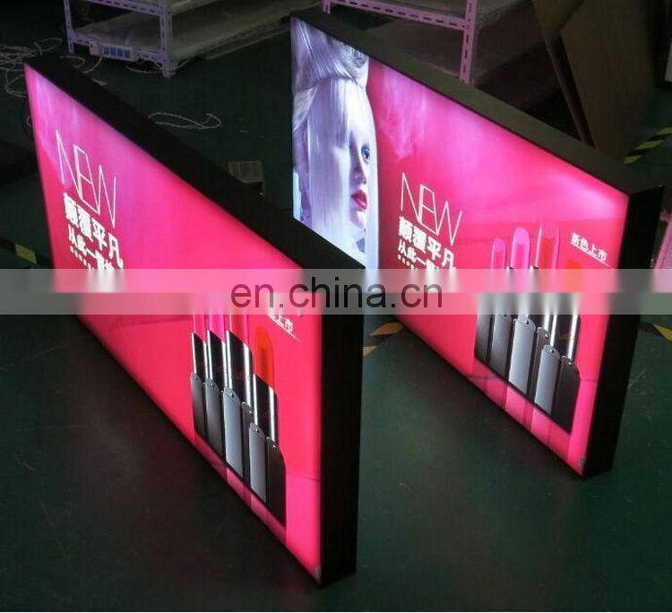 Custom-made Advertising LED PVC Soft Film Lightbox ( Lightbox frame with lamp strip +soft film and image printing,complete )
