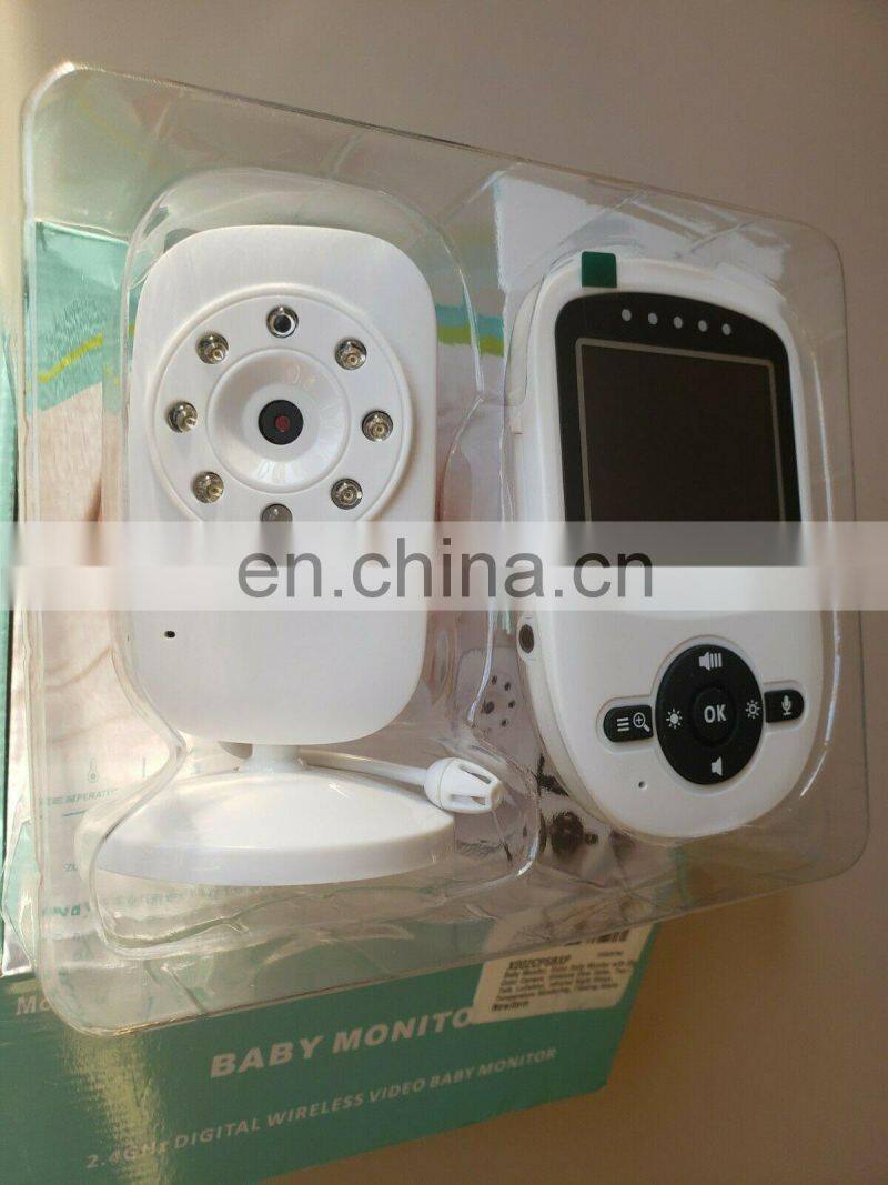 Wireless LCD Audio Video Baby Monitor SM24 Radio Nanny Music Intercom IR Portable Baby Camera Baby Walkie Talkie Babysitter