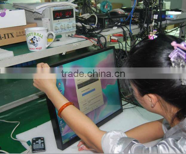 22" aluminium housing touch monitor with TFT LCD panel