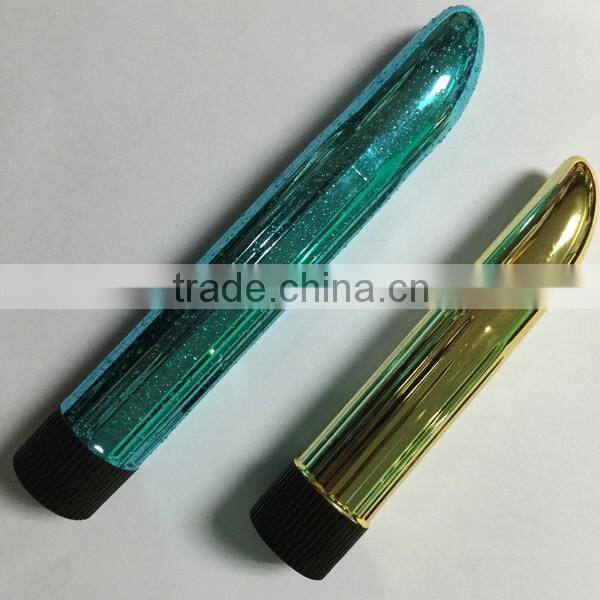 Top Selling Sex toys Female sex masturbation toys Golden color massage stick vibrator