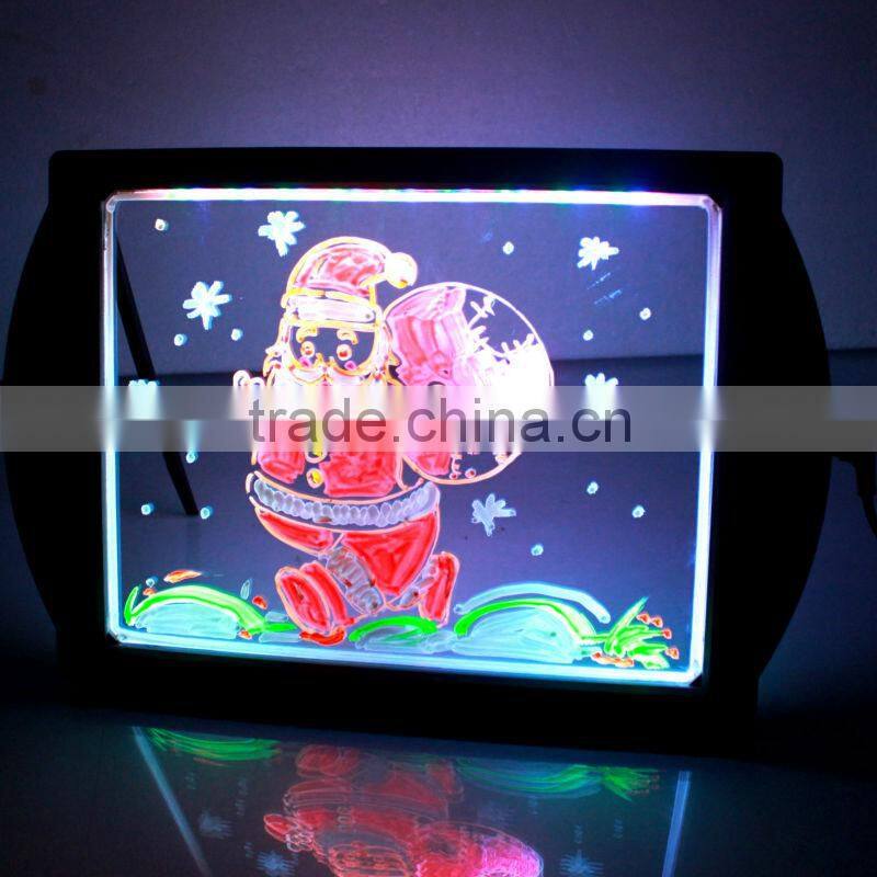 Acrylic sheet and various color LED Drawing screen for children