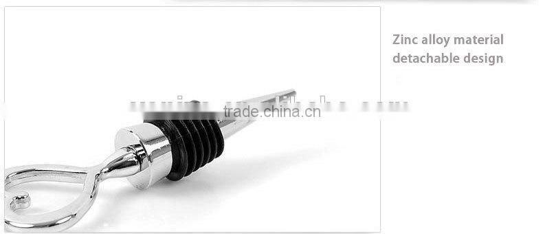 Heart Wine Bottle Stoppers Love Theme Wedding Favors Stainless steel Bottle plug wine plug reusable sealed red wine saver