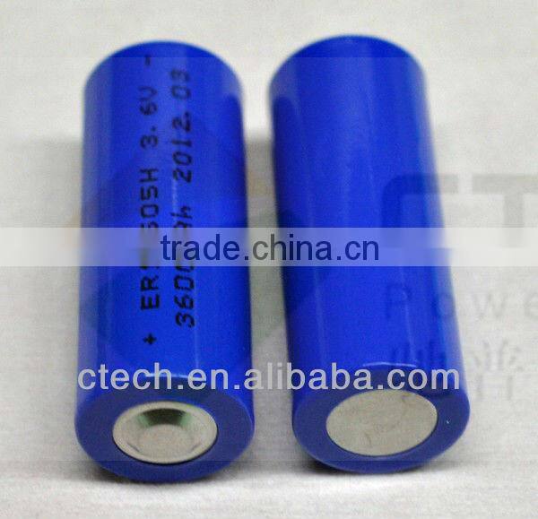 lithium battery A size ER18505 3.6v 3500mah lithium battery