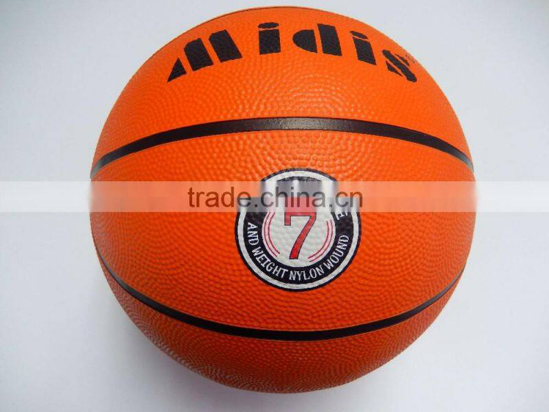 Factory top quality professional sports rubber basketball size 7 for promotion
