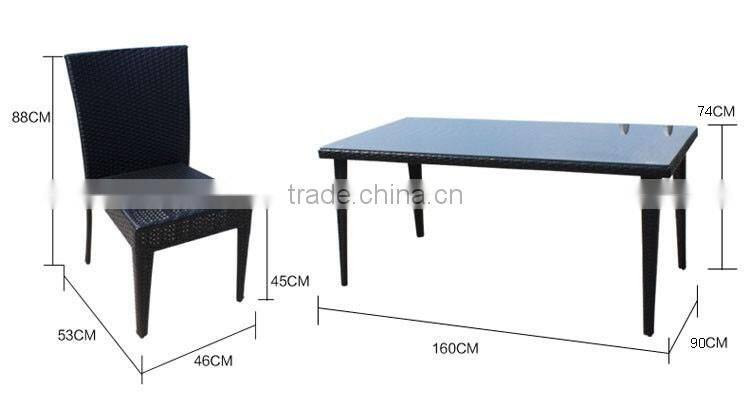 Vietnam Rattan Furniture Chinese Wholesale Rattan Wicker Restaurant Outdoor Furniture