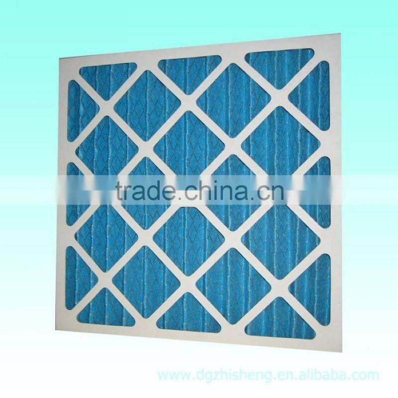 Aluminum frame air clean filter for HVAC system