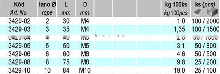 Carbon Steel Simplex and Duplex Wire Rope Clips