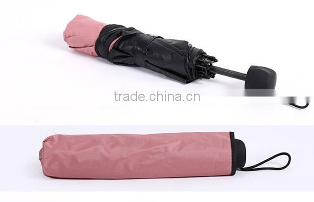 Alibaba china supplier 3 folding colour changing umbrellachange color when wet umbrella