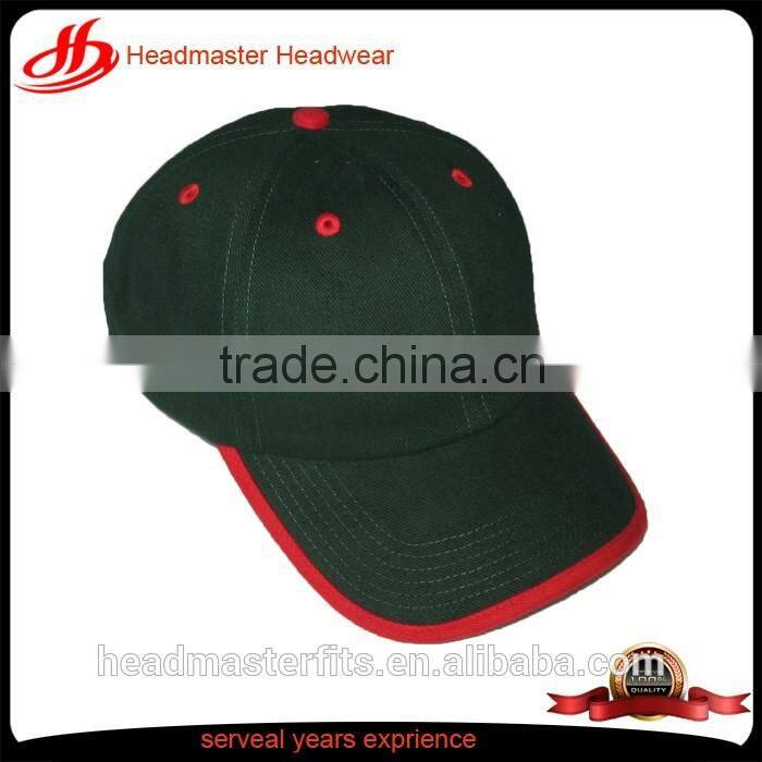 Custom logo blank pure color sandwiches plain sport cap soft baseball caps